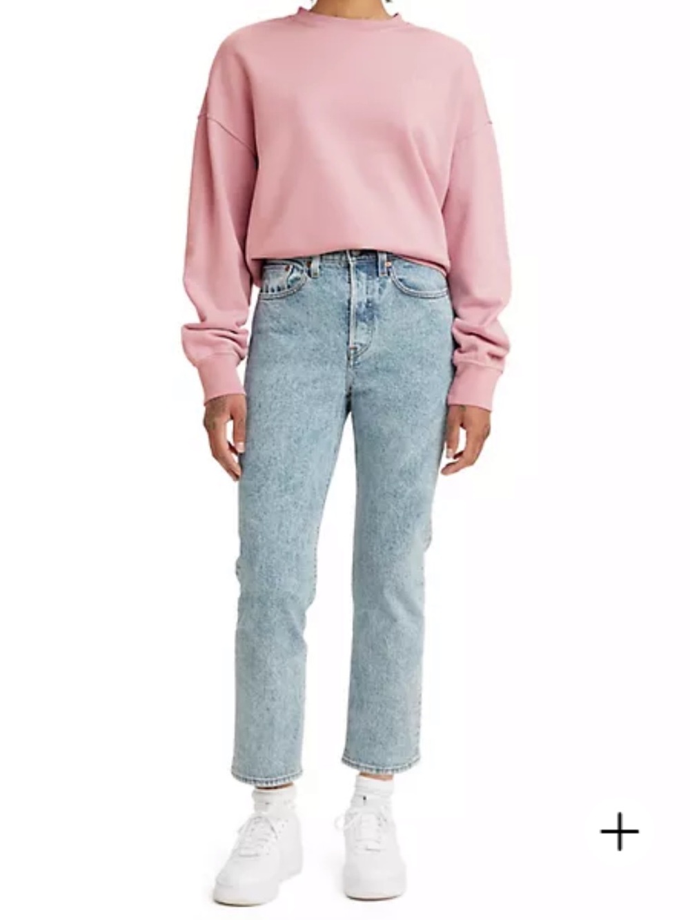 levi’s wedgie straight leg medium-wash jeans (25W 28L)
